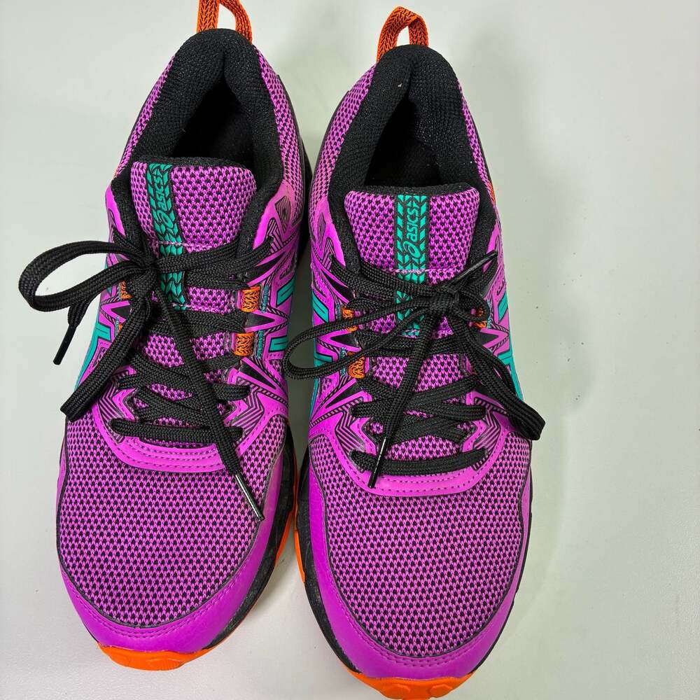 Asics Gel-Venture Running Shoes Purple Orange Teal